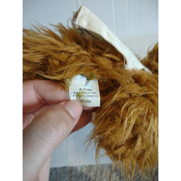 BURGER KING COOKING WITH ALF CHEF HAND PUPPET WITH ORIGINAL TAGS 1988 - Picture 4 of 4